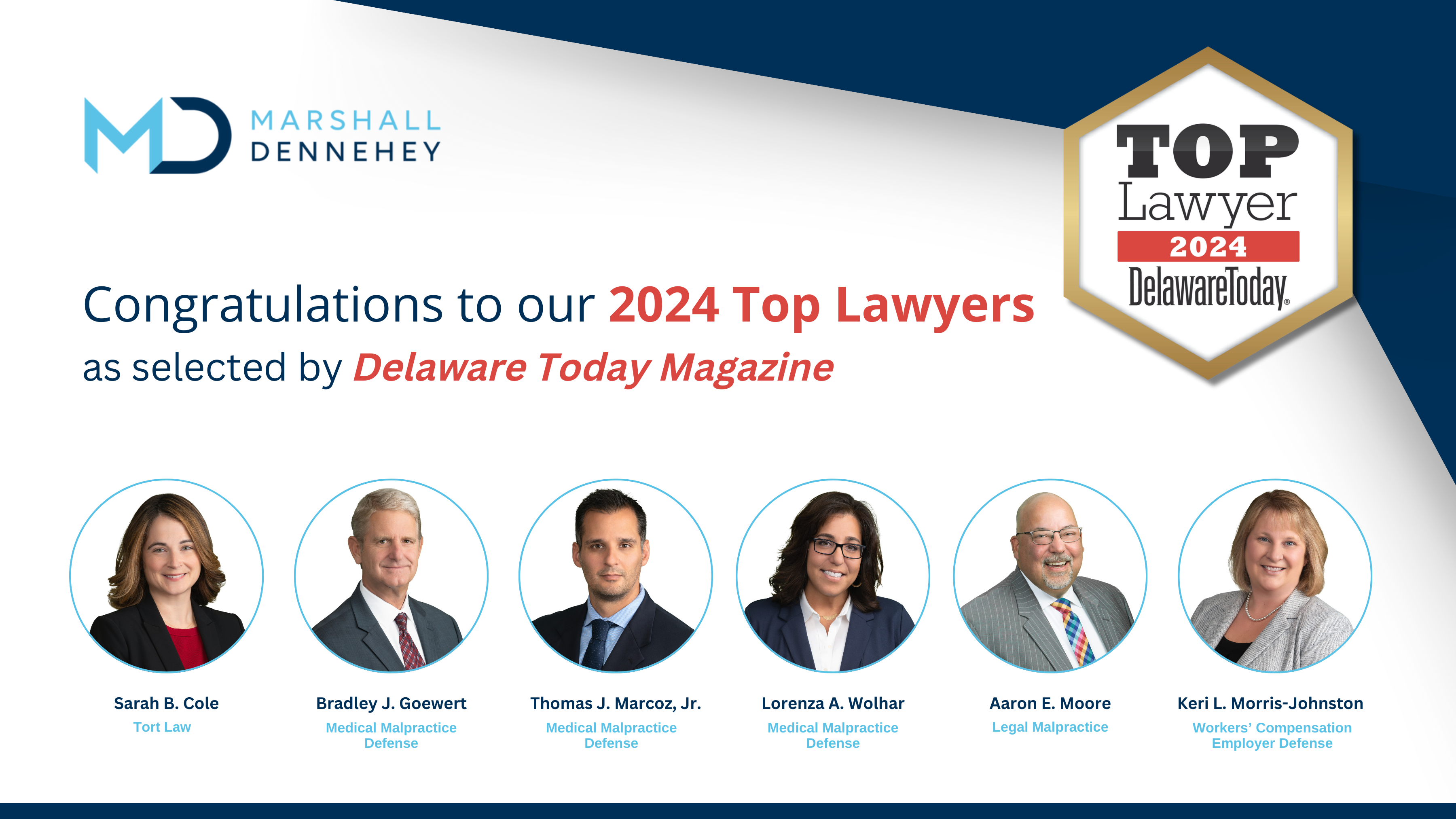 Delaware Today top Lawyers 2024