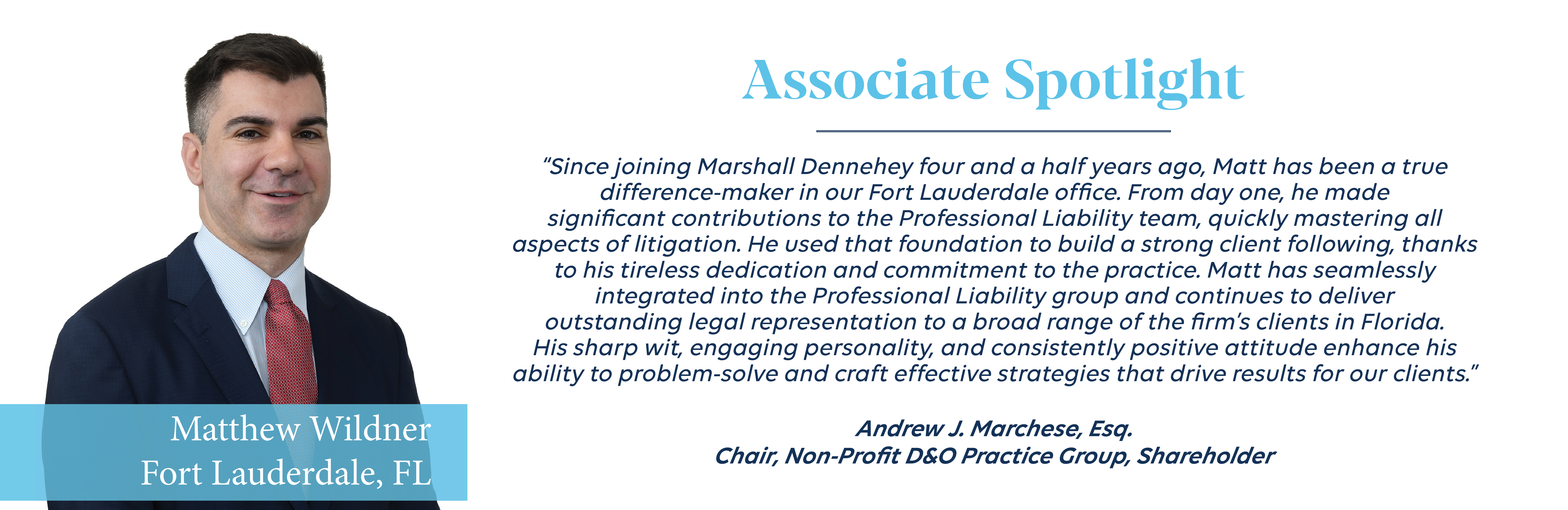 Associate Spotlight_Matt W.