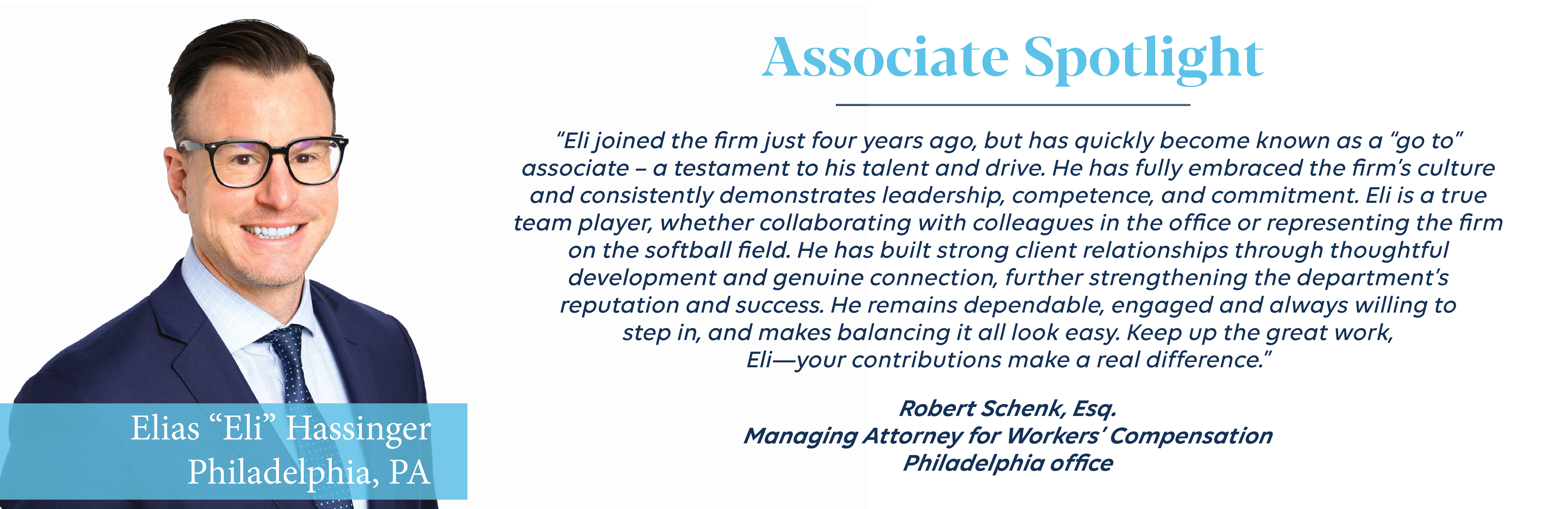 Associate Spotlight 2026 April