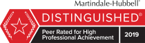 Image of Martindale Premminent Award Peer Rated for Highest Level of Professional Excellence