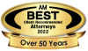 Image of AM BEST Client Recommended Attorneys 2022 award